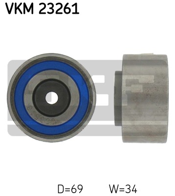 Obehová/vodiaca kladka ozubeného remeňa SKF (VKM 23261)